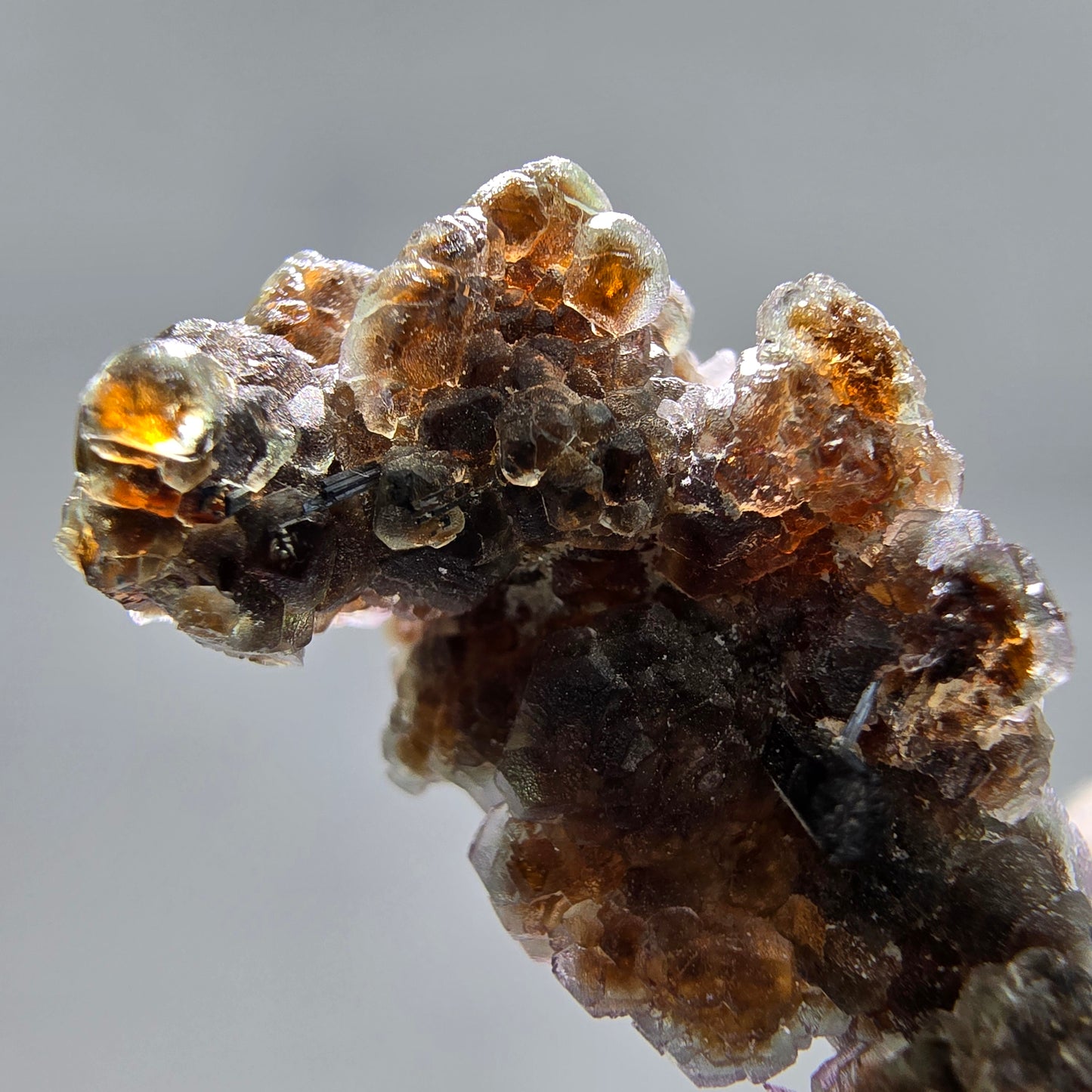 Phantom Fluorit Würfel Muskovit Schörl Turmalin Stufe Erongo, Namibia 35*18*17mm