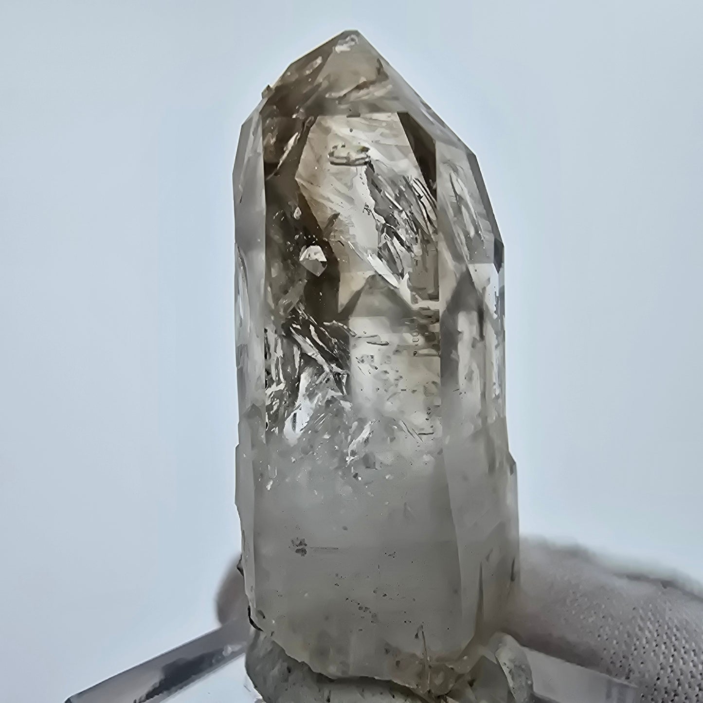Enhydro Phantom Rauchquarz Spitzen 1x Blase Goboboseb, Namibia 43*22*17mm