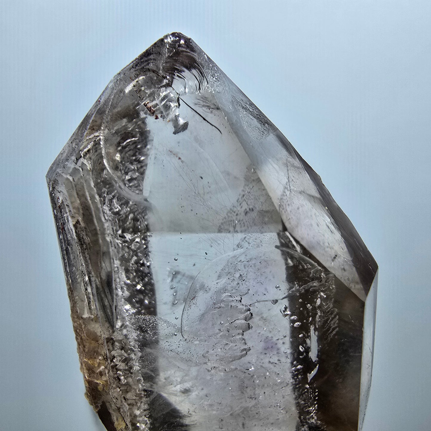 Klare Phantom Rauchquarz Zepter Spitze Goboboseb, Namibia 45*26*17mm