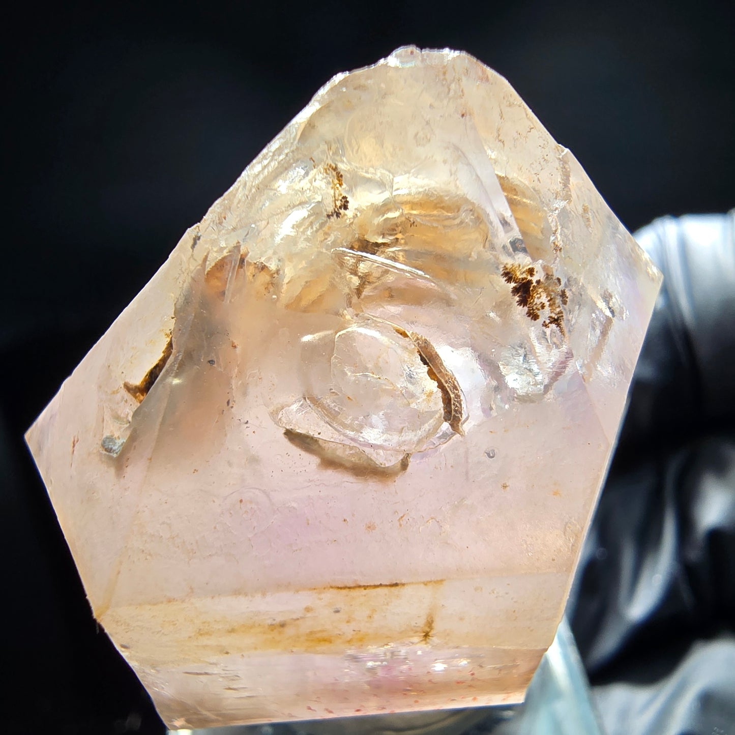 Schöne Phantom Amethyst Fenster Spitze Brandberg, Namibia 42*34*26mm Sammlung