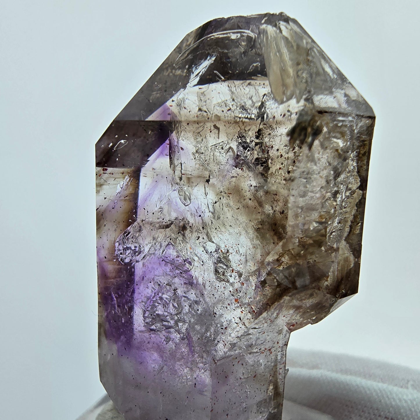 Enhydro Phantom Amethyst Zepter, 1x Blase Goboboseb Namibia 47*27*16mm, Sammlung