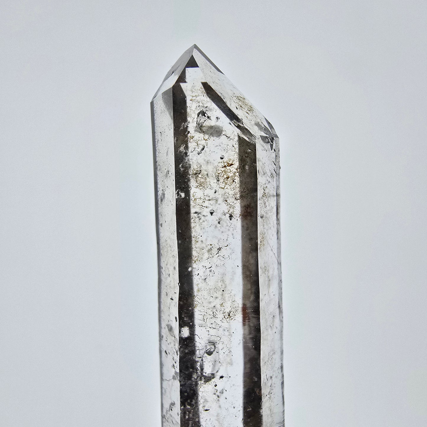 Enhydro Lemurian Smoky Quartz Scepter, 1x Bubble Valentine Pocket, Namibia 52*12*9mm