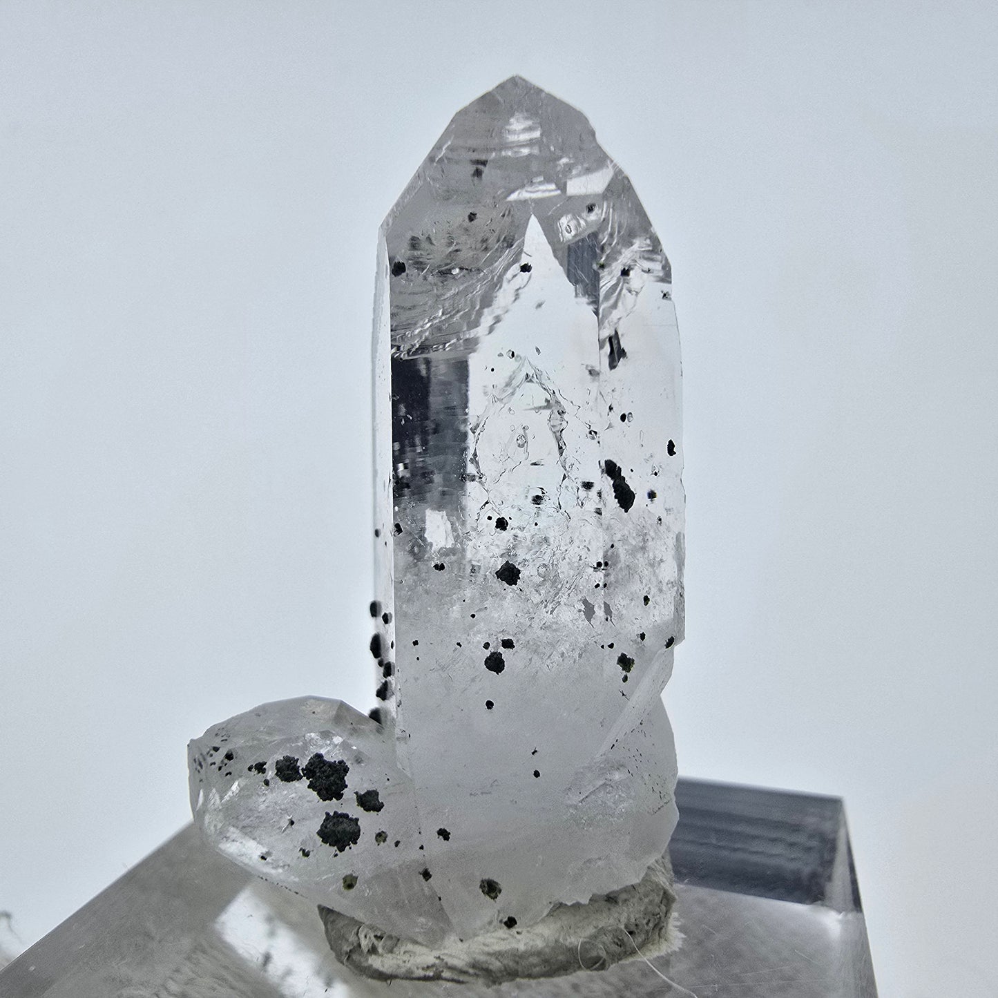 Cristal d'améthyste hématite fantôme Streep Mine, Goboboseb, Namibie 31 x 18 x 13 mm