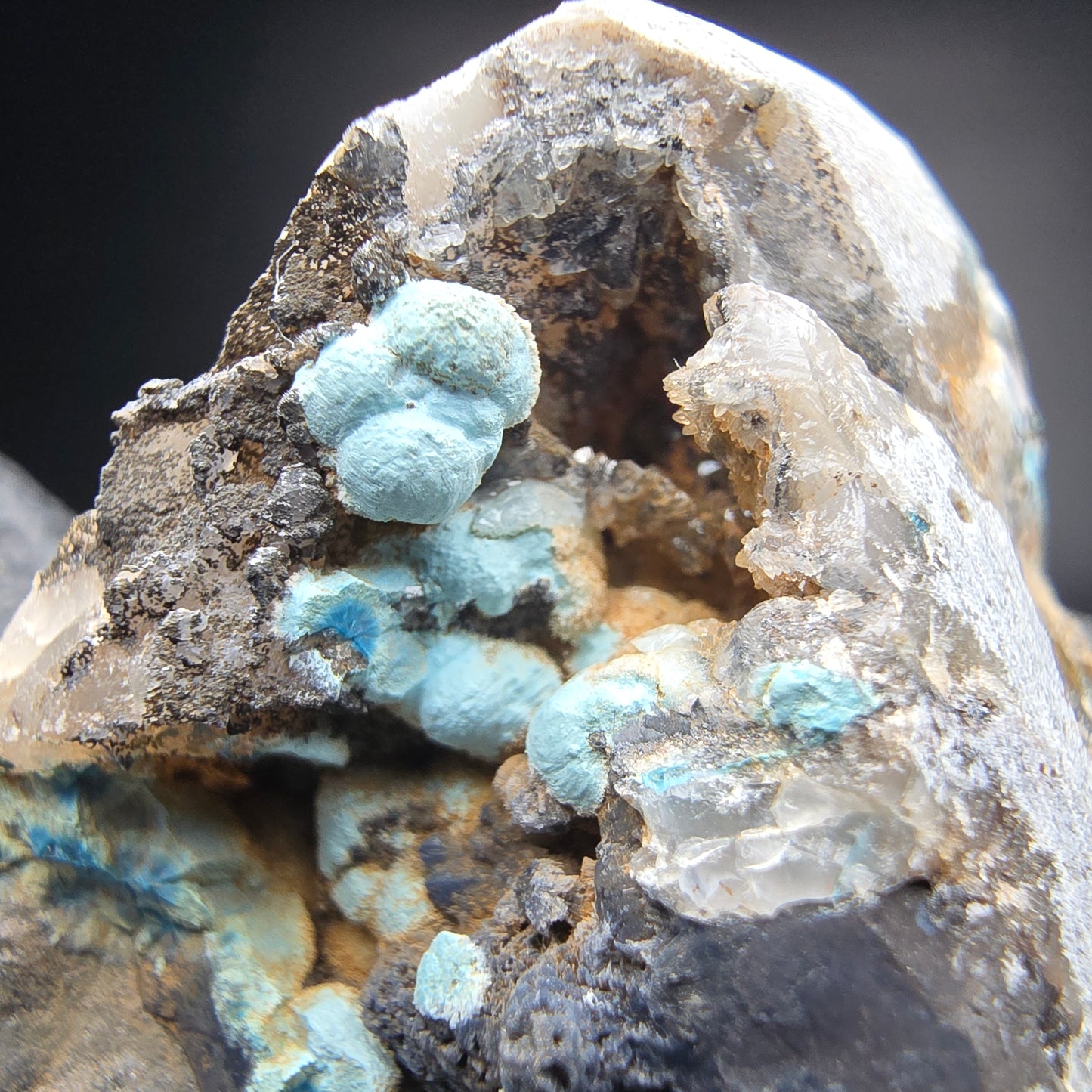 Seltene große Shattuckit Stufe blau Kaokoveld, Namibia 68*36*49mm Sammlung
