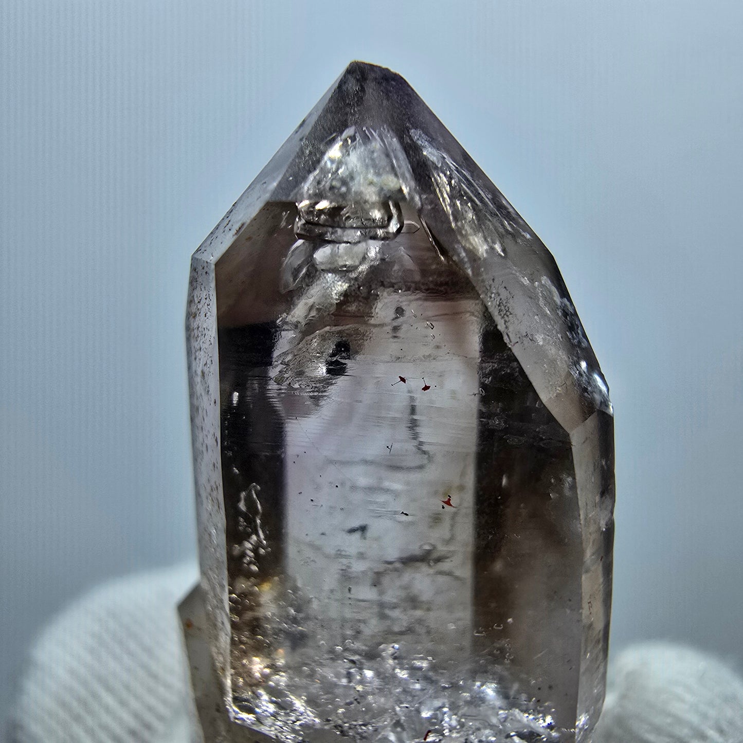 Clear Phantom Smoky Quartz Scepter Point Goboboseb, Namibia 36*12*12mm