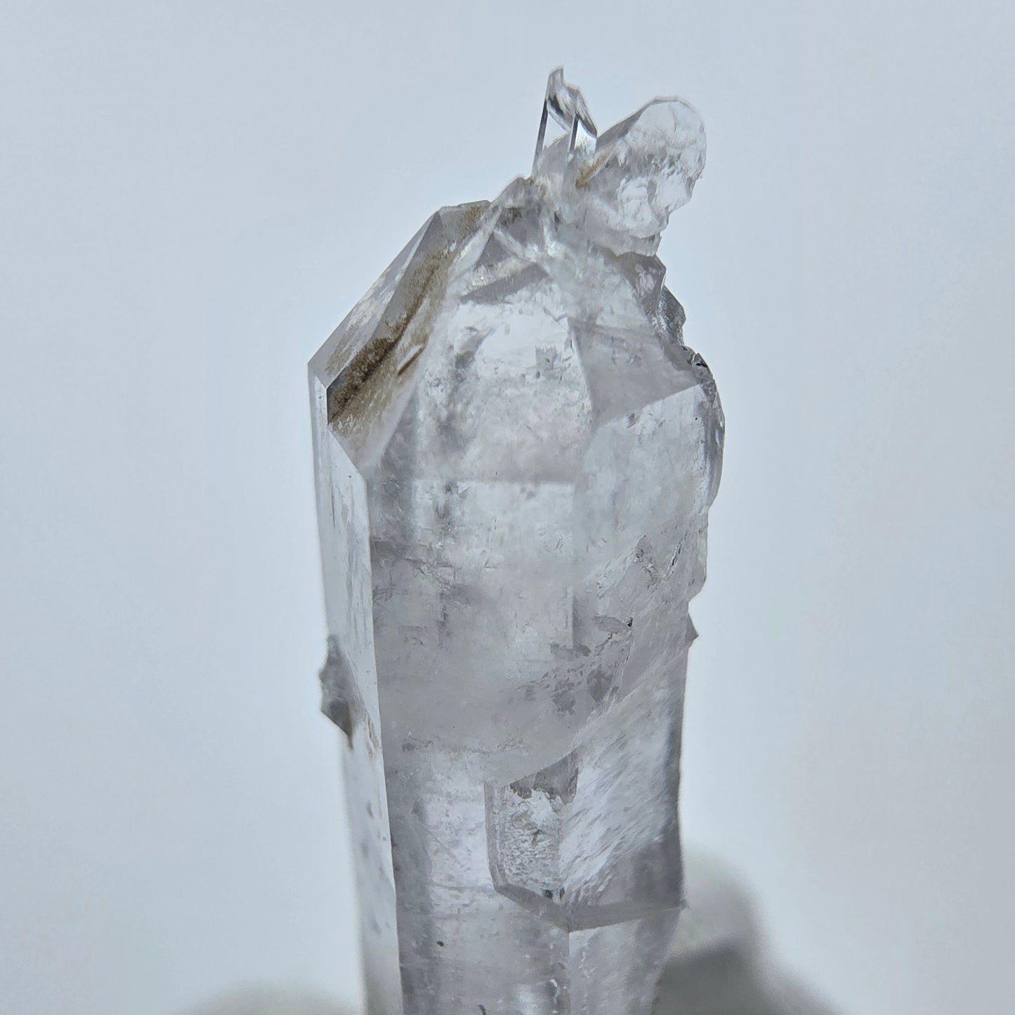 Phantom Hämatit DT Quarz Kristall Valentine Pocket Goboboseb, Namibia 43*10*7mm