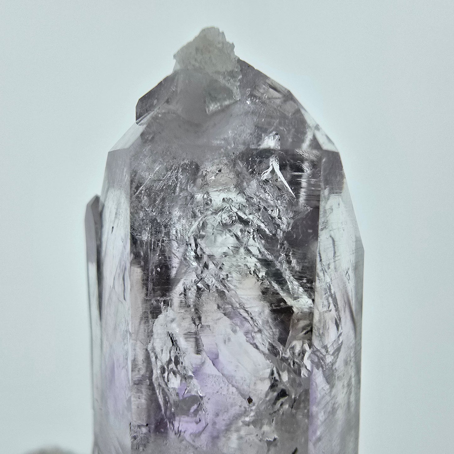 Enhydro Phantom Amethyst 2x Blase Streep Mine Goboboseb Namibia 43*18*14mm