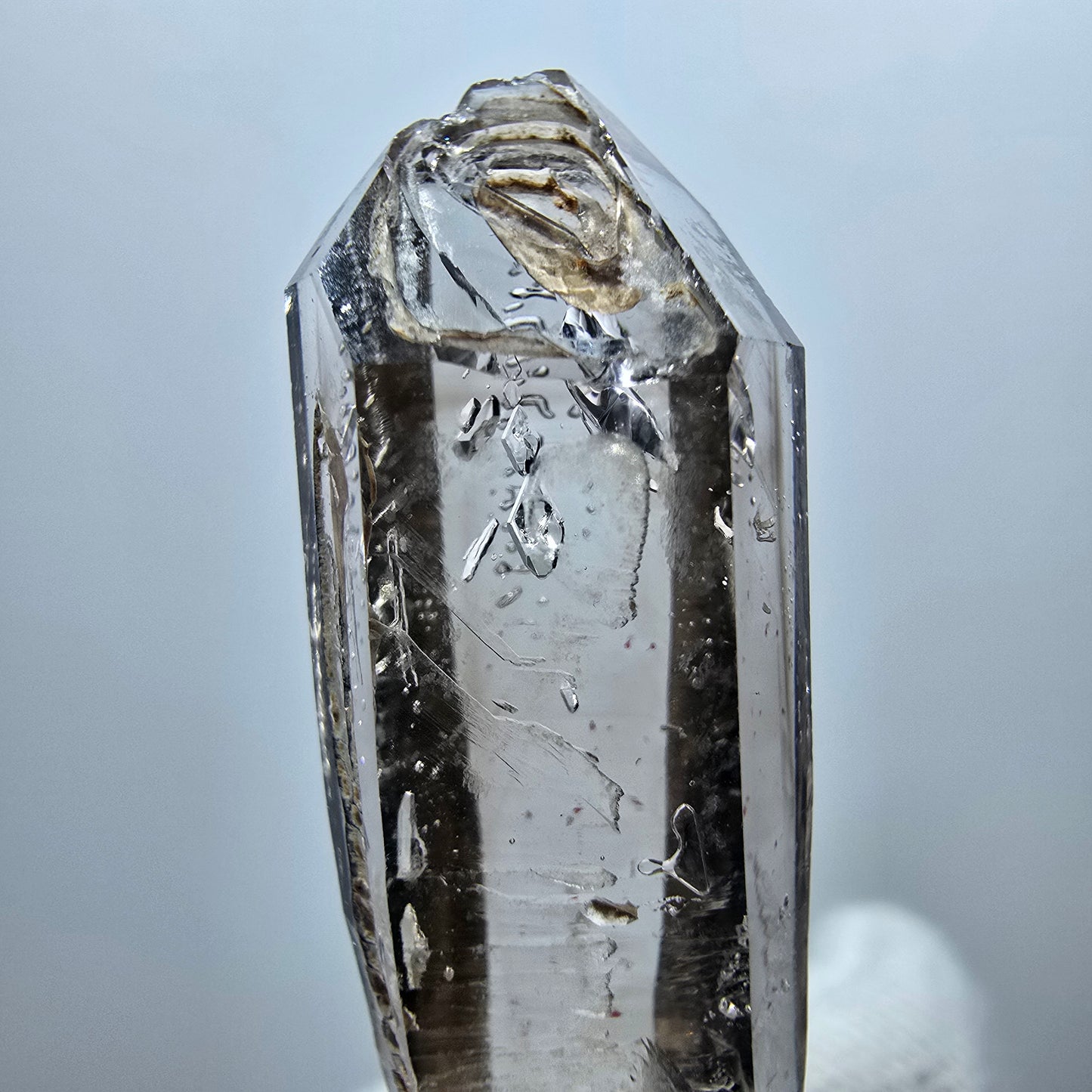 Clear Phantom Smoky Quartz Scepter Point Goboboseb, Namibia 42*11*11mm