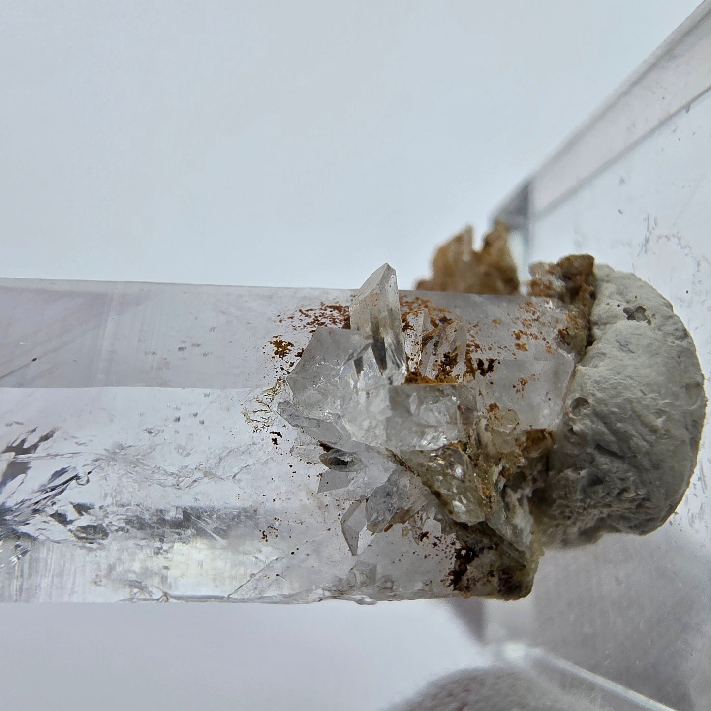 Enhydro Phantom Rauchquarz auf Matrix Stufe Goboboseb, Namibia 40*19*17mm