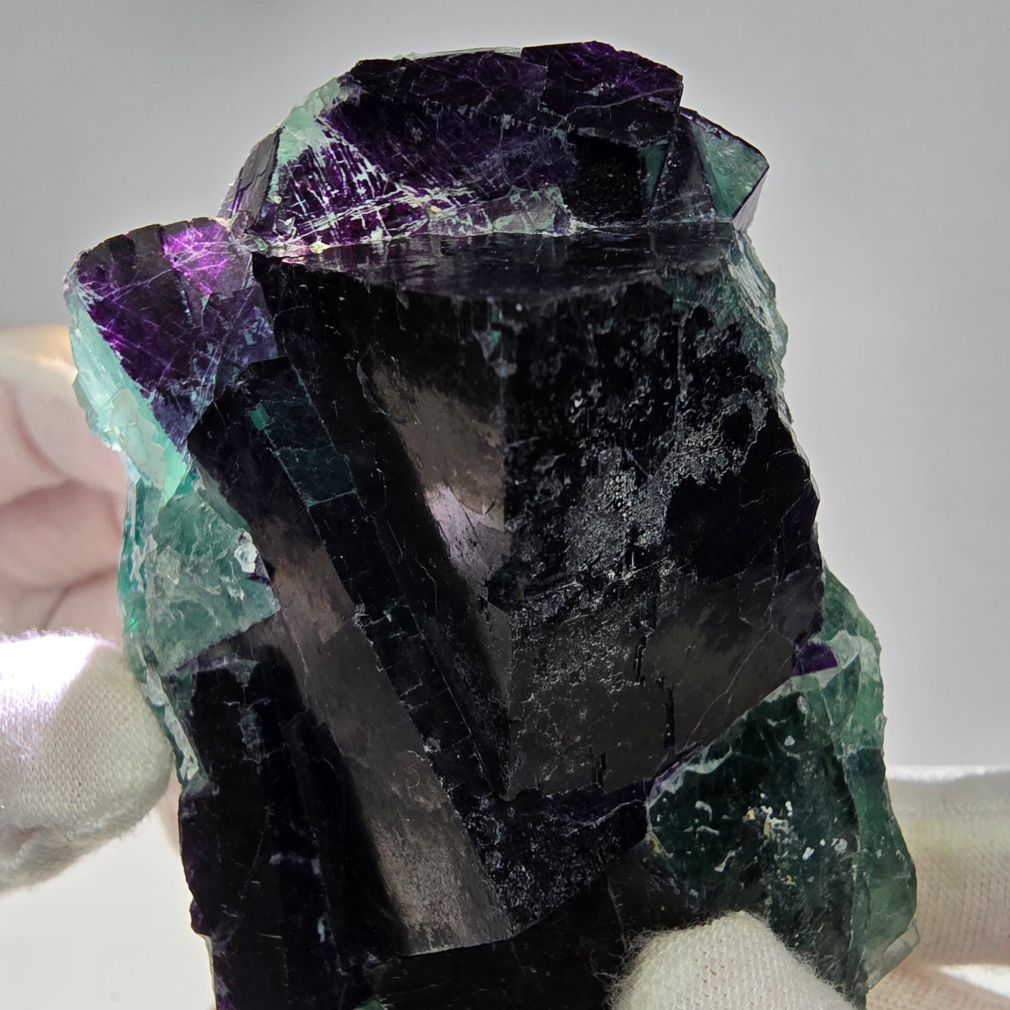 Seltene Fluorit Würfel Stufe 11:11 Angel Pocket, Okorusu Mine Namibia 83*49*48mm
