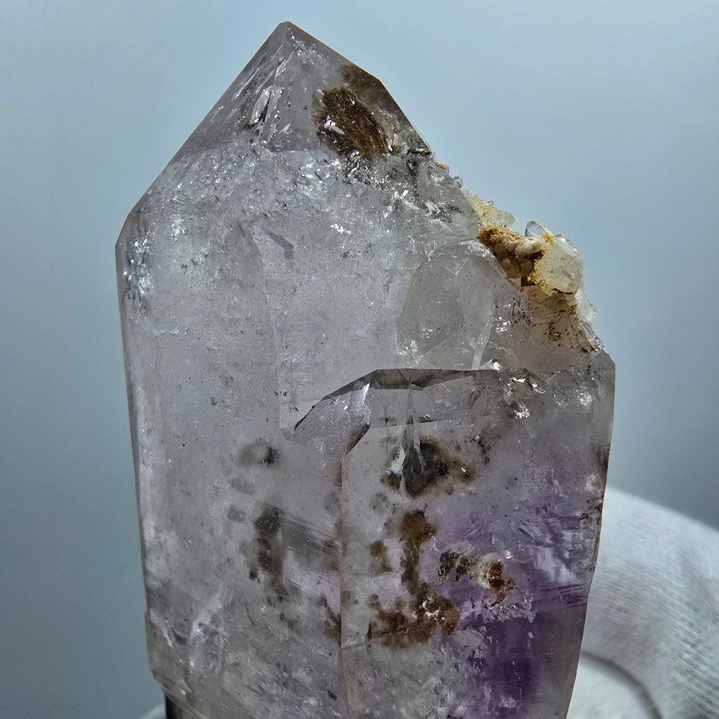 Sceptre d'améthyste fantôme Enhydro, 1x Goboboseb de poche Bubble Valentine Namibie 66*39*25mm