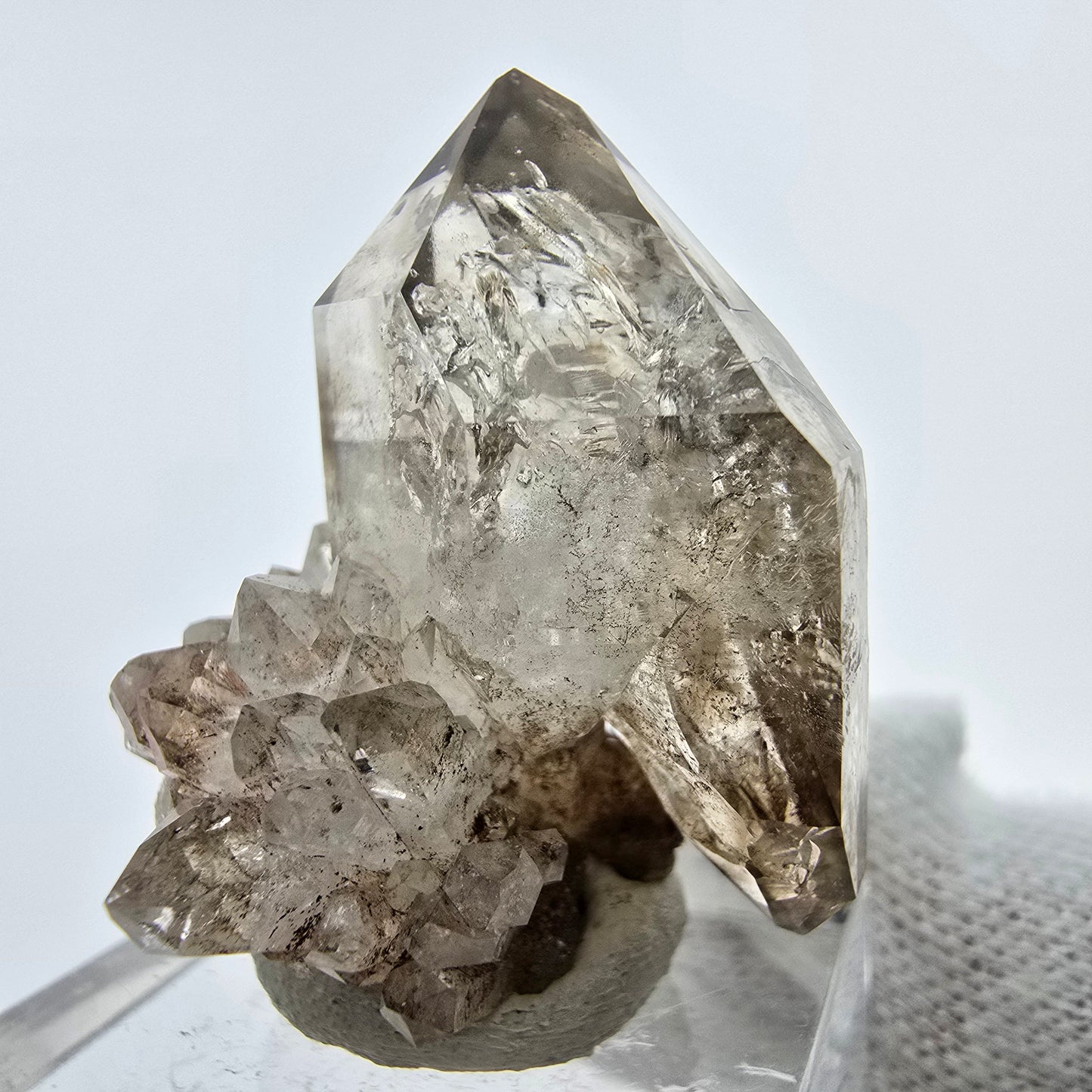 Phantom Rauchquarz DT Zepter Stufe Goboboseb, Namibia 31*27*24mm