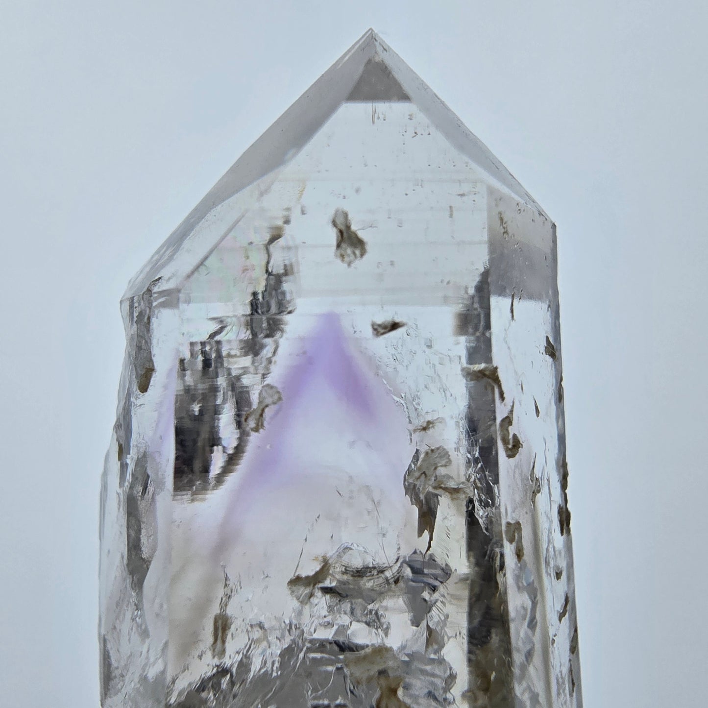 Enhydro Amethyst mit Stilbit 2x Blase Streep Mine Goboboseb Namibia 48*23*18mm