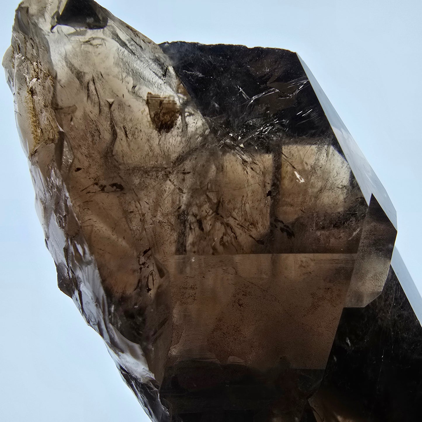 Skeleton Phantom Smoky Quartz Scepter Cluster Valentine Pocket, Namibia 98*54*46mm