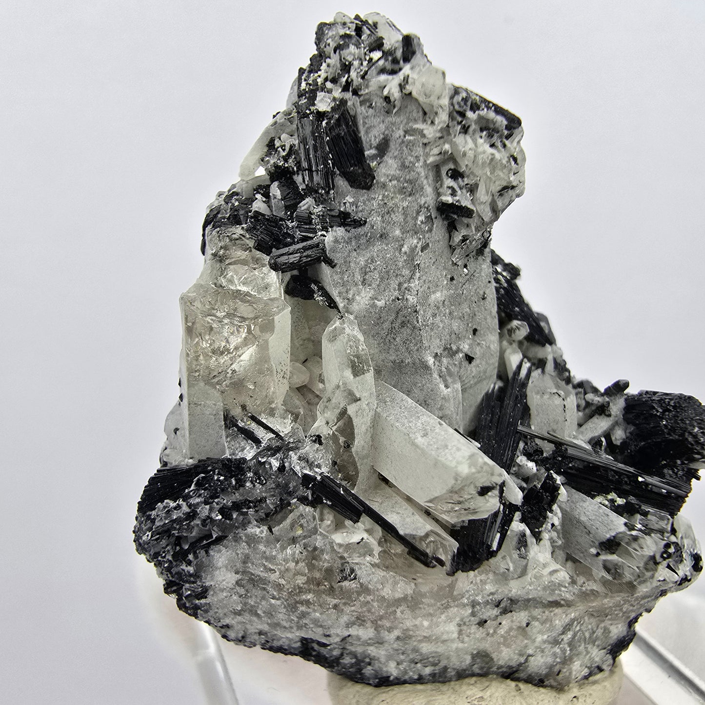 Seltene Schörl Turmalin, Rauchquarz Stufe Erongo, Namibia 44*30*27mm Sammlung