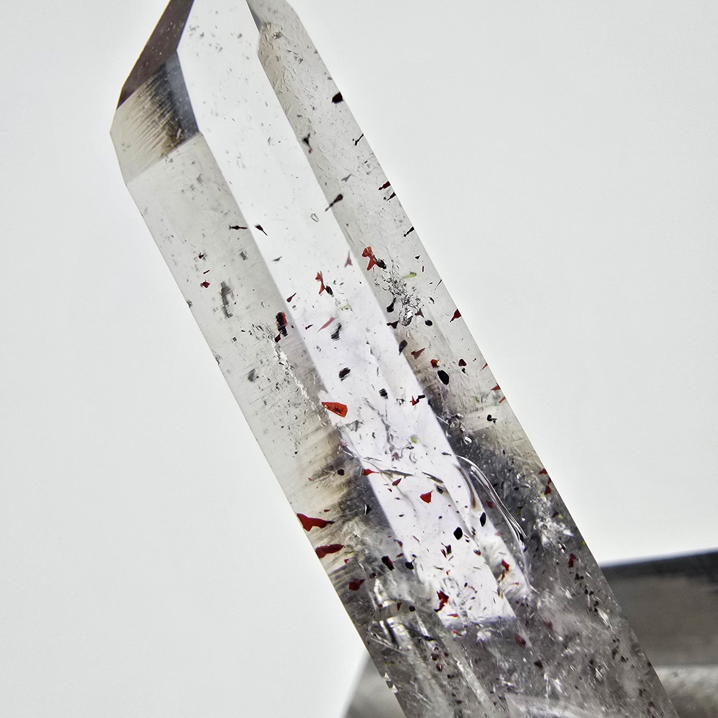 Quartz fumé Harlequin Phantom, mine Point Streep, Goboboseb, Namibie, 36 x 10 x 8 mm