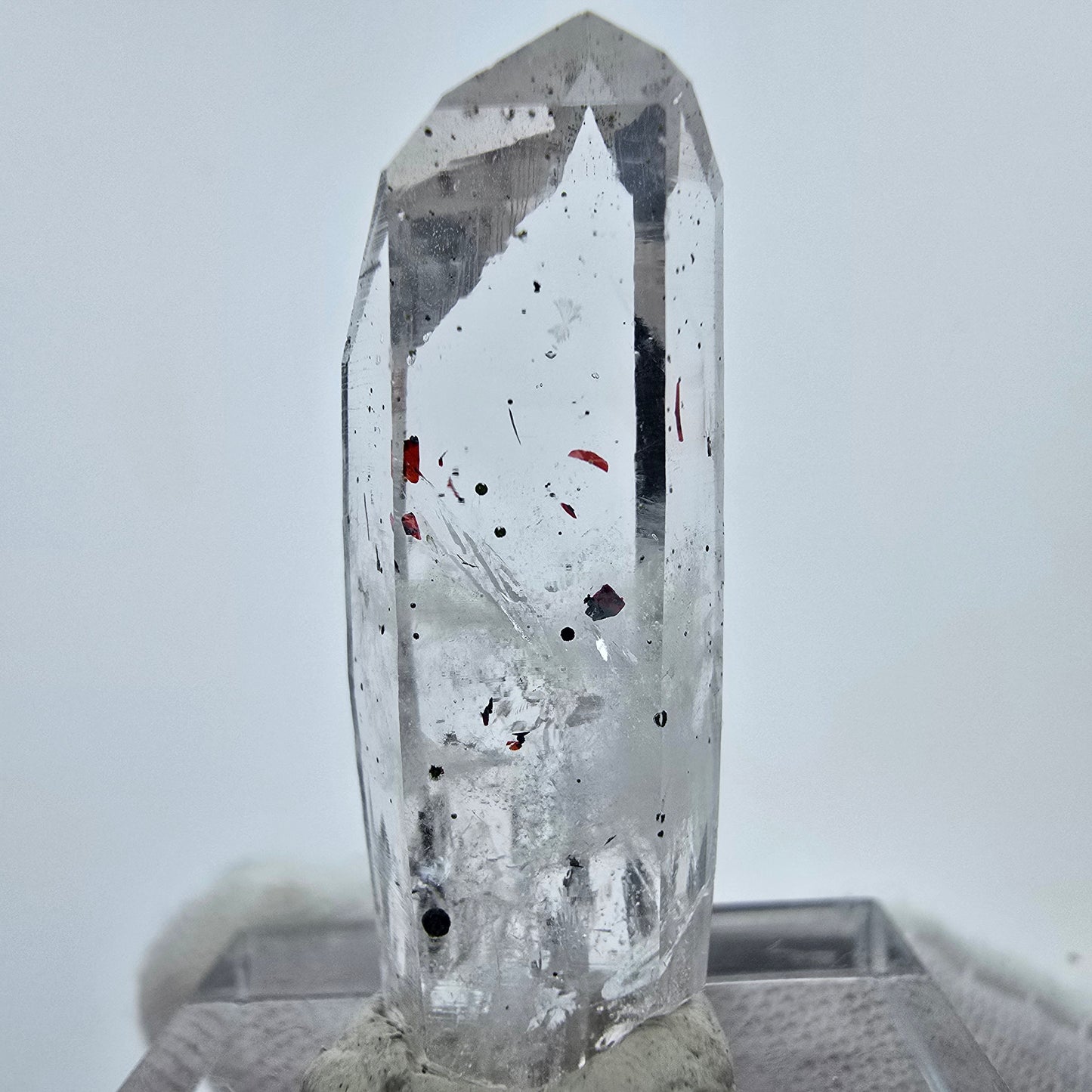 Klarer Harlekin Phantom Quarz Kristall Streep Mine, Goboboseb, Namibia 33*12*8mm