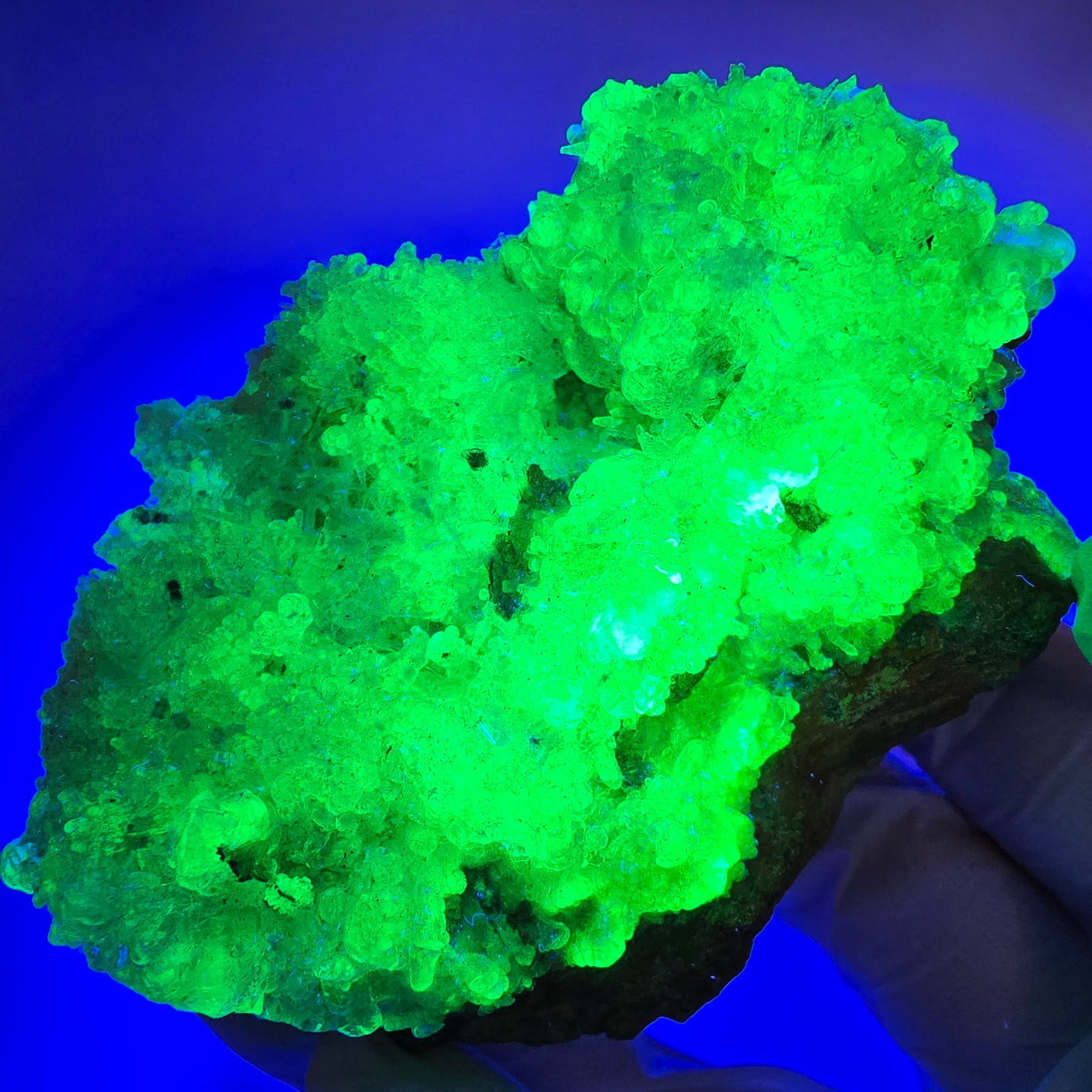 Seltene Hyalit Opal, Orthoklas, Schörl Turmalin Stufe Erongo, Namibia 83*56*53mm