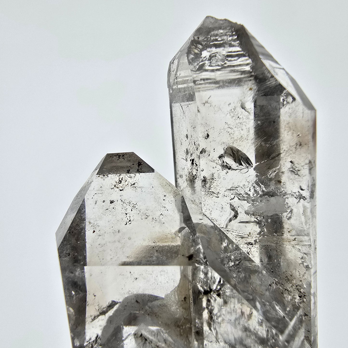 Lemurian Phantom Smoky Quartz Scepter Valentine Pocket, Namibia 50*26*15mm