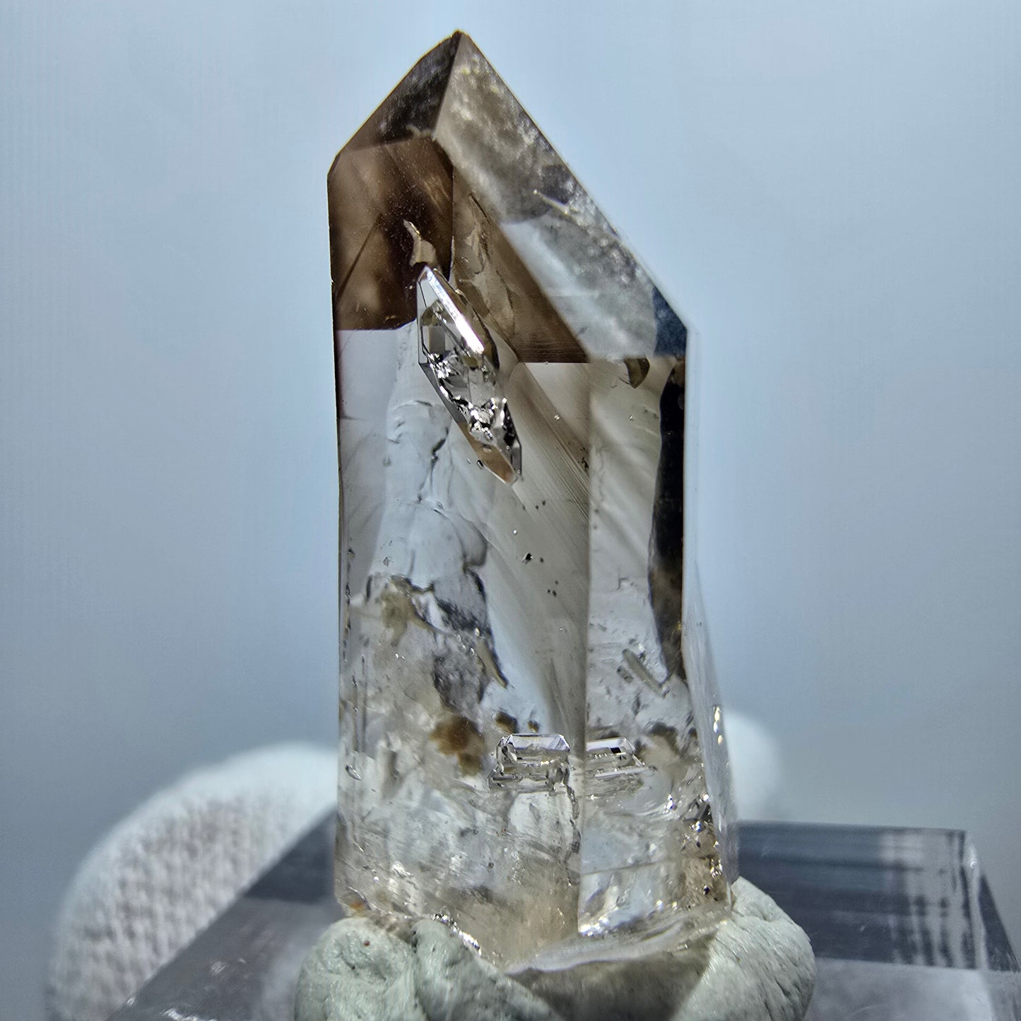Clear Phantom Smoky Quartz Scepter Point Goboboseb, Namibia 28*14*12mm