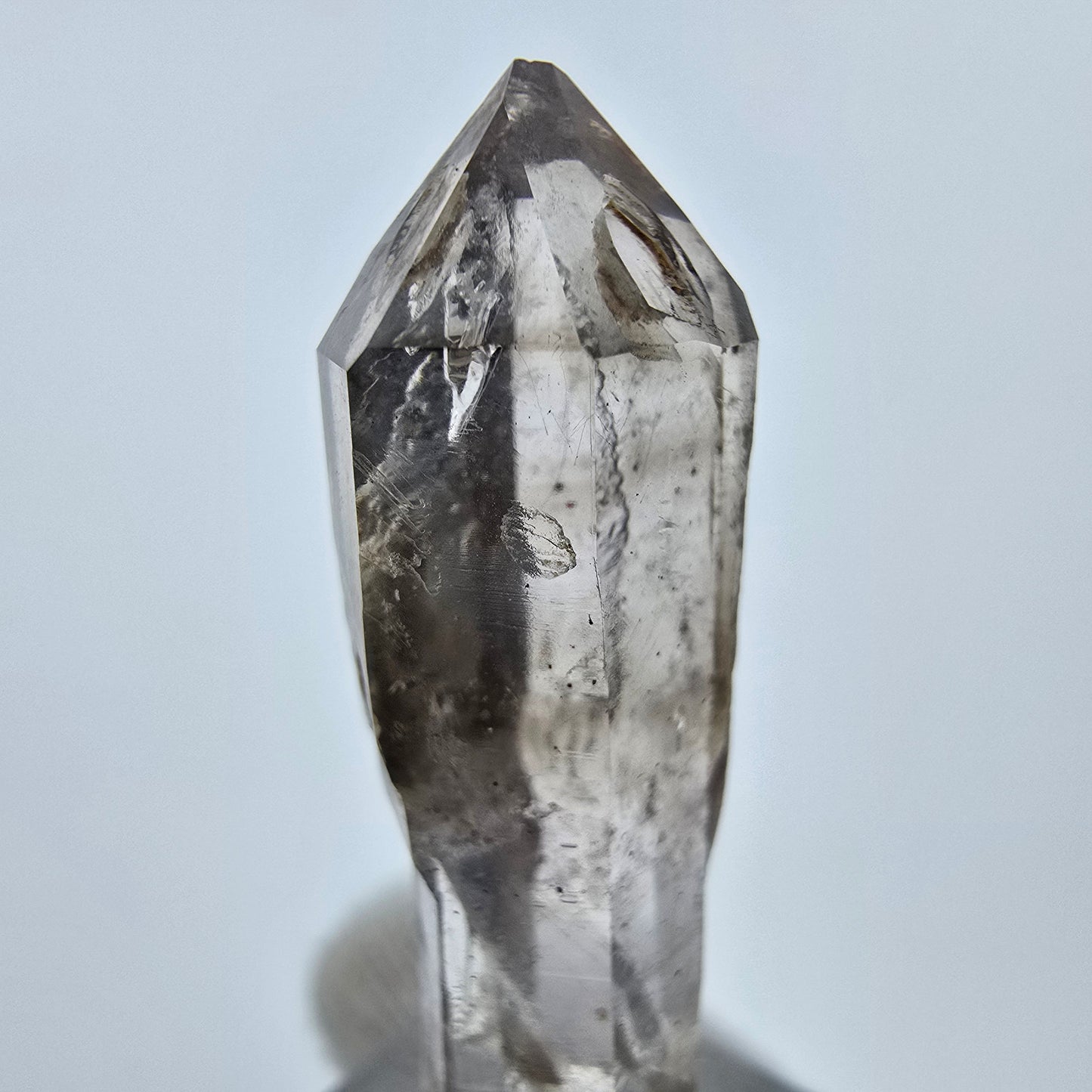 Klarer Phantom Rauchquarz Zepter Kristall Goboboseb, Namibia 41*13*8mm