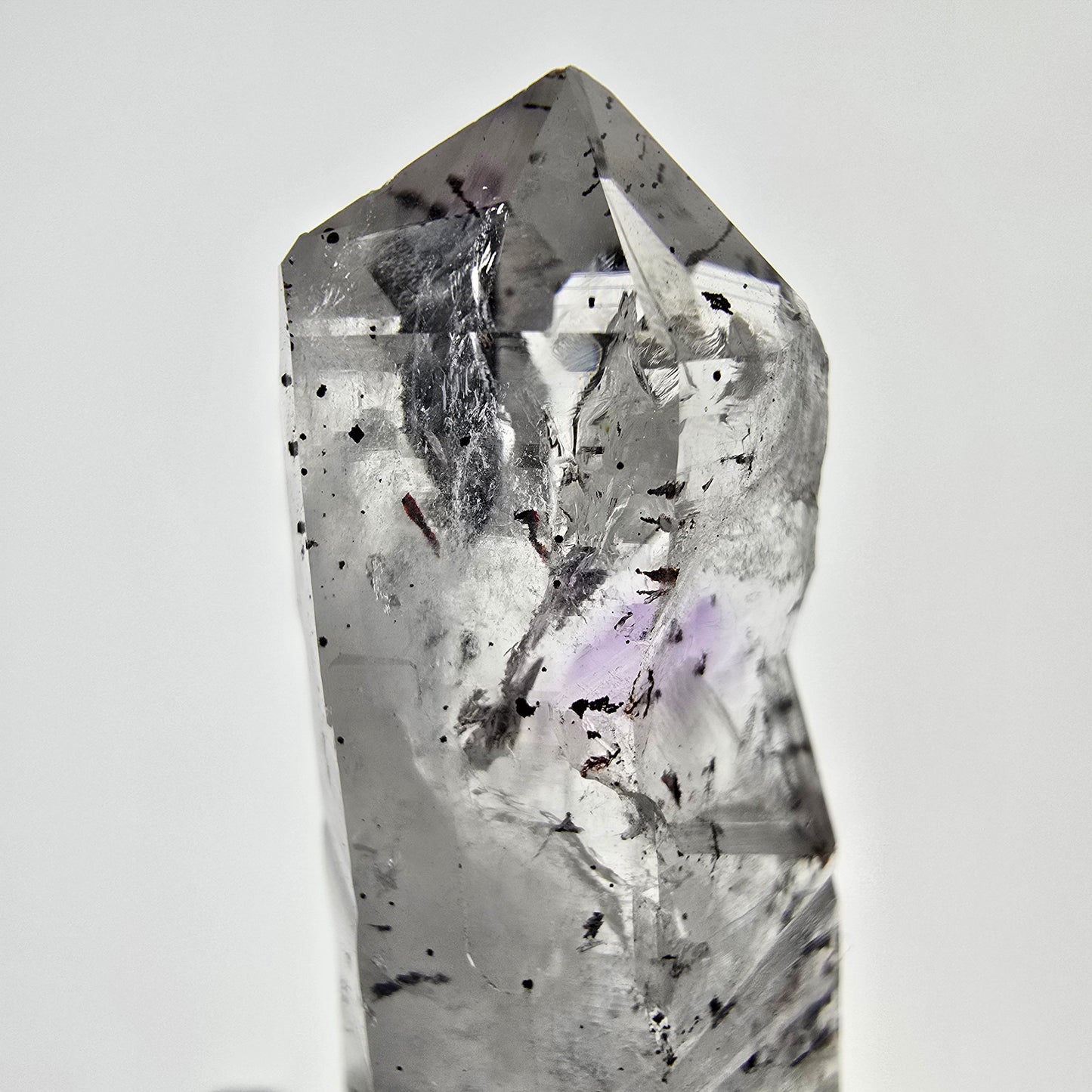 Mine d'améthyste Harlequin Phantom Point Streep, Goboboseb, Namibie, 49 x 17 x 14 mm