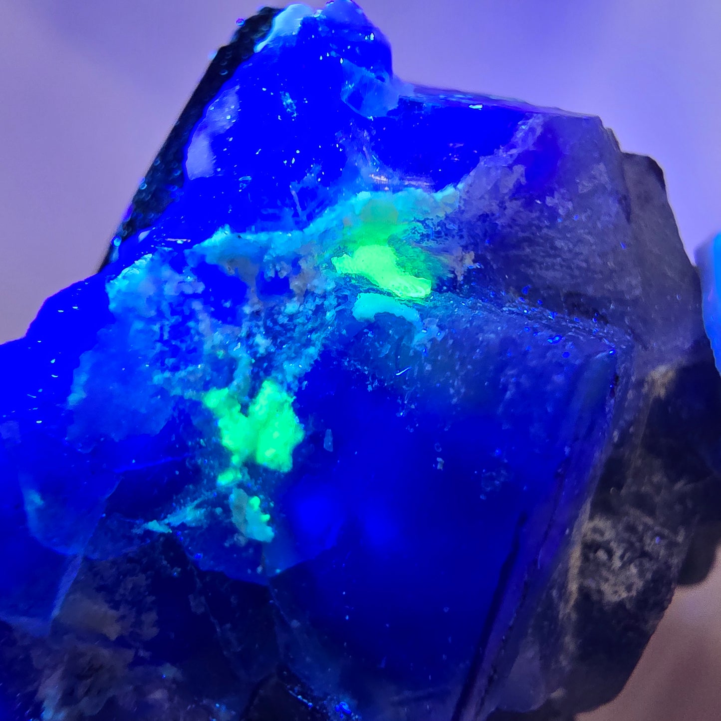 Cube de fluorite fantôme, spécimen de tourmaline scholle muscovite hyalite, Erongo, Namibie, 42 x 36 x 28 mm