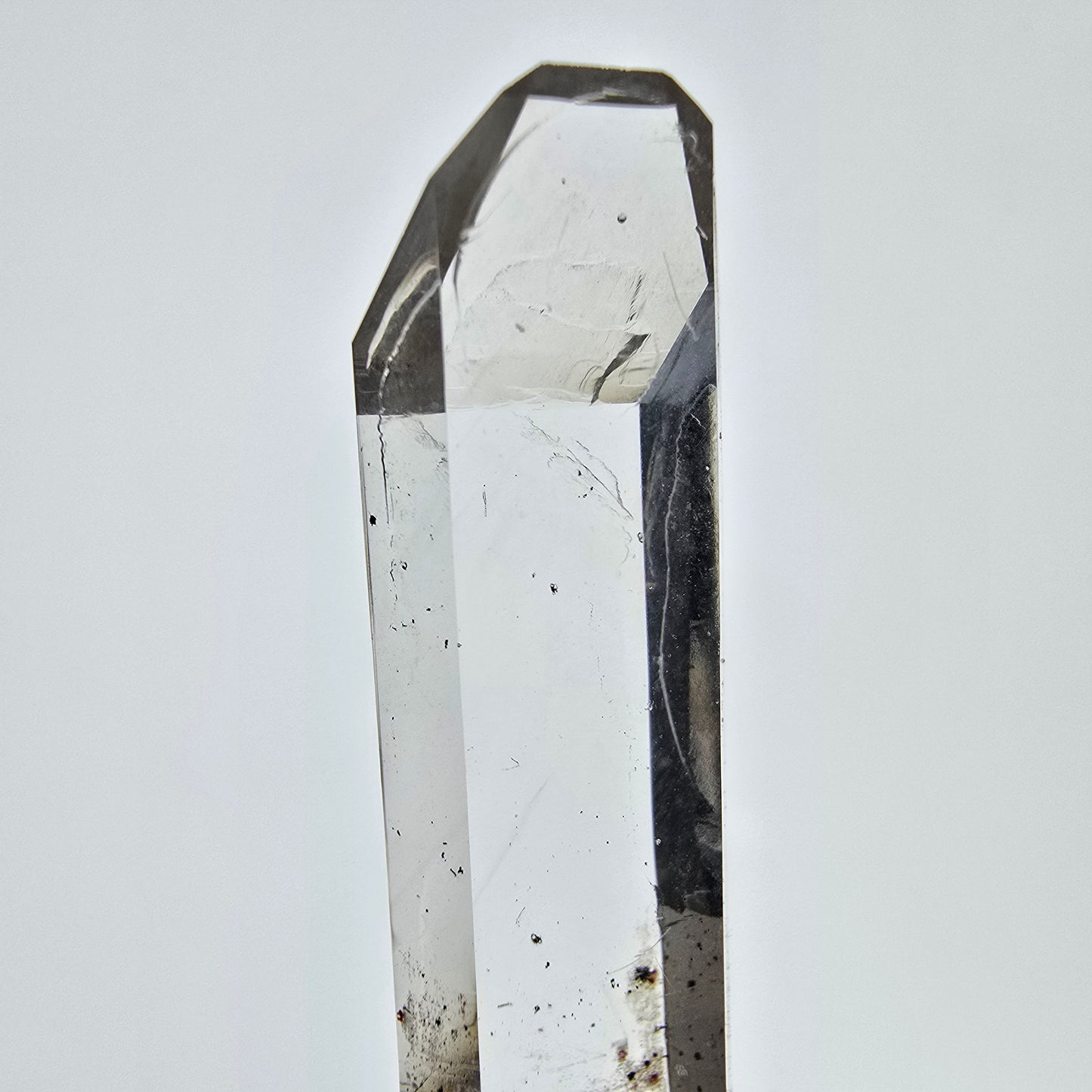 Skeleton Phantom Smoky Quartz Scepter Valentine Pocket, Namibia 51*14*9mm