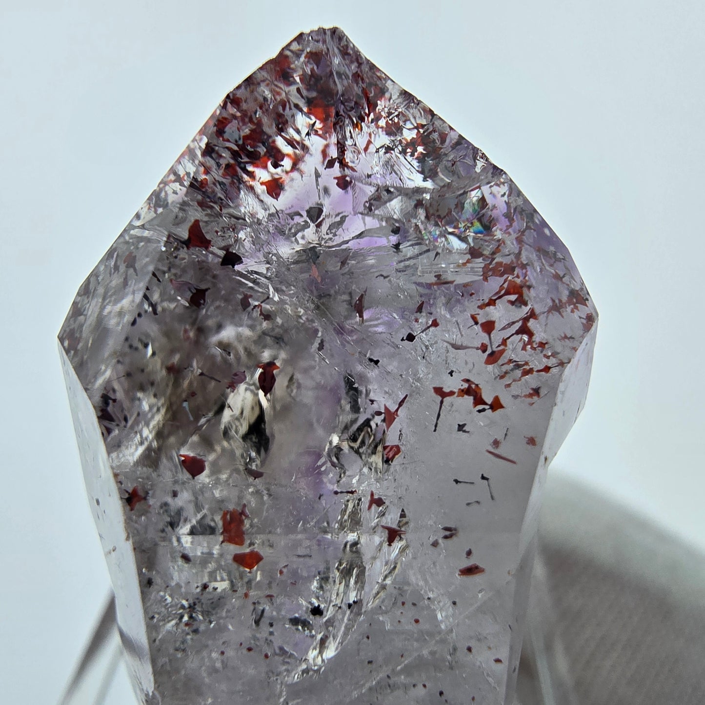 Harlekin Phantom Amethyst Kristall Streep Mine Goboboseb Namibia 34*20*19mm