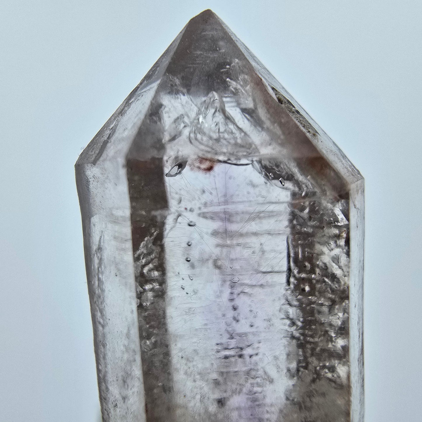 Enhydro skelett Phantom Amethyst DT Zepter Kristall Goboboseb Namibia 41*16*15mm