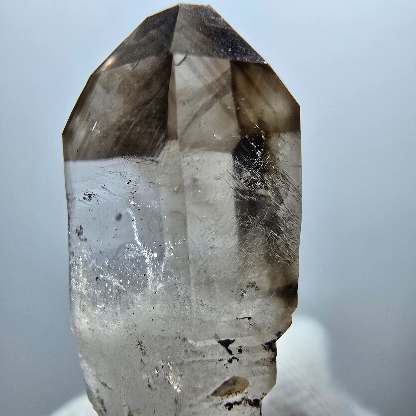 Clear Phantom Smoky Quartz Scepter Point Goboboseb, Namibia 37*13*10mm