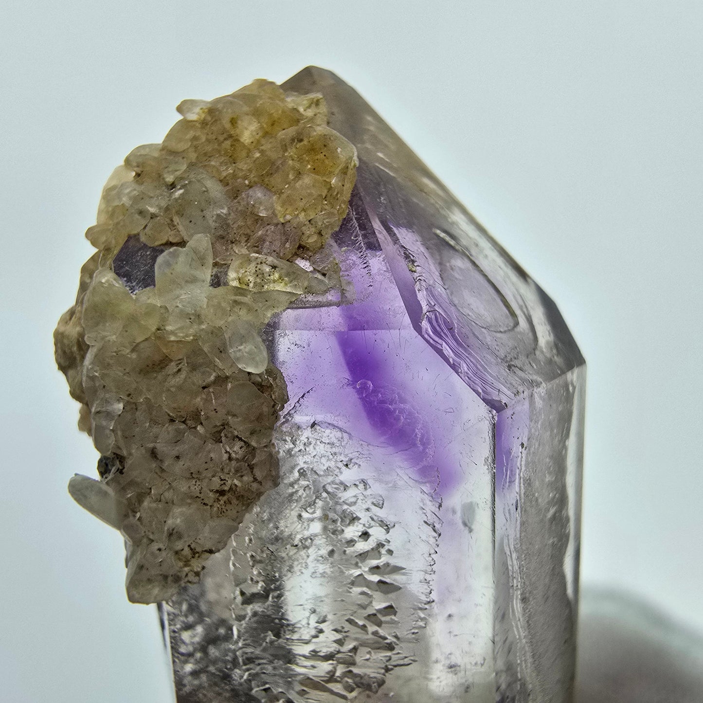 Phantom Amethyst, Fenster Zepter Quarz Goboboseb, Namibia 42*20*17mm, Sammlung