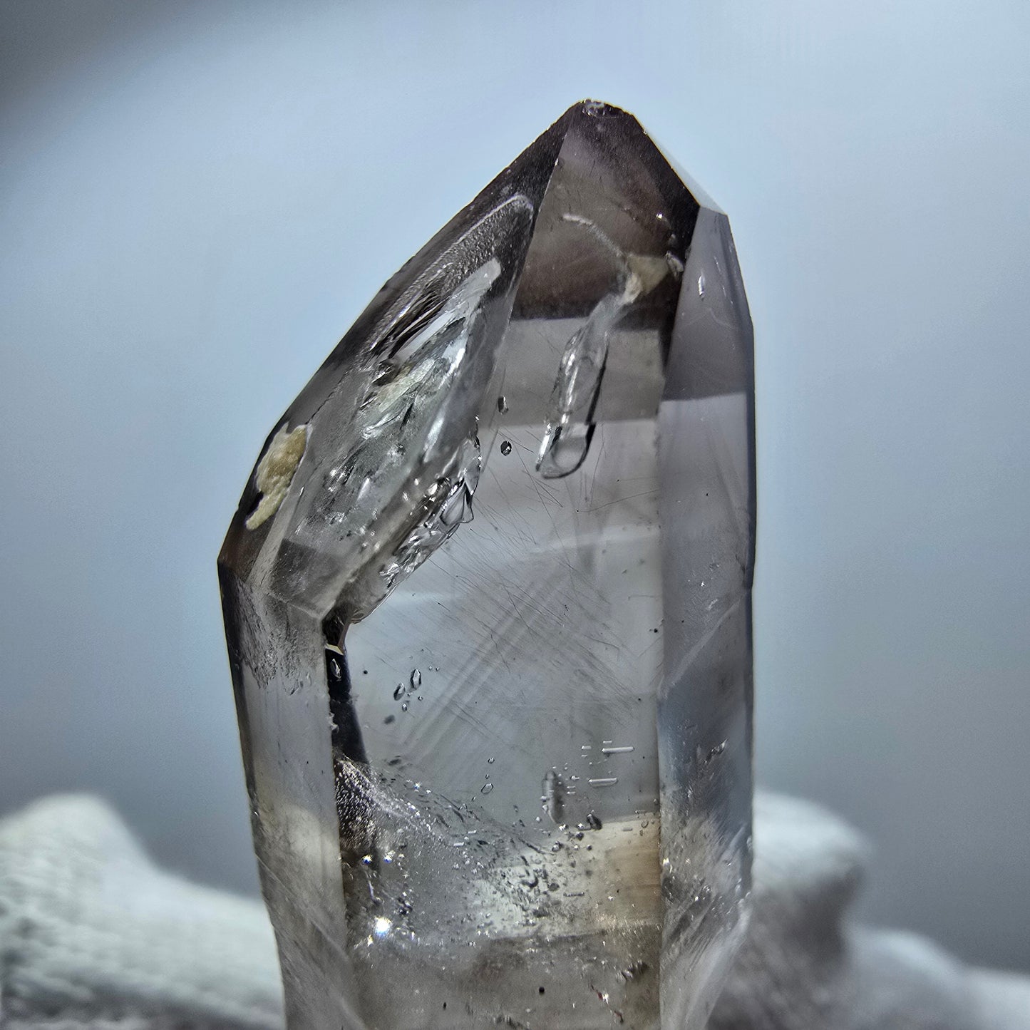 Clear Phantom Smoky Quartz Scepter Point Goboboseb, Namibia 38*13*11mm
