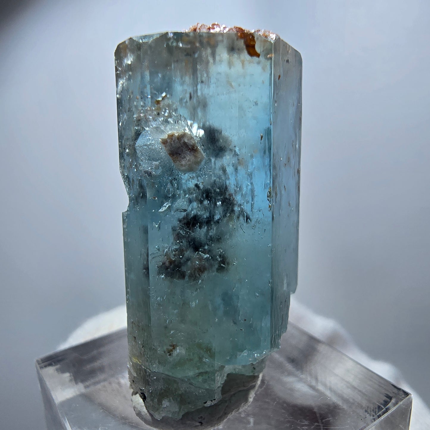 Seltener Aquamarin X mit Hyalit Erongo, Namibia 33*16*15mm