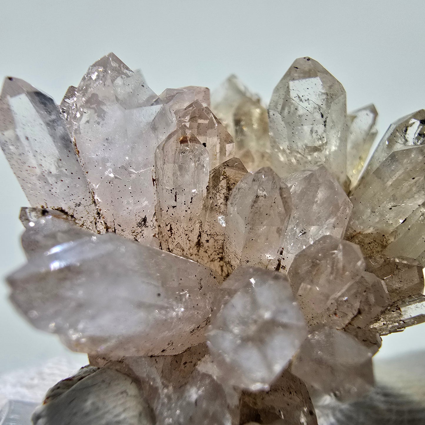 Phantom Smoky Quartz Scepter Cluster Valentine Pocket, Namibia 46*43*25mm