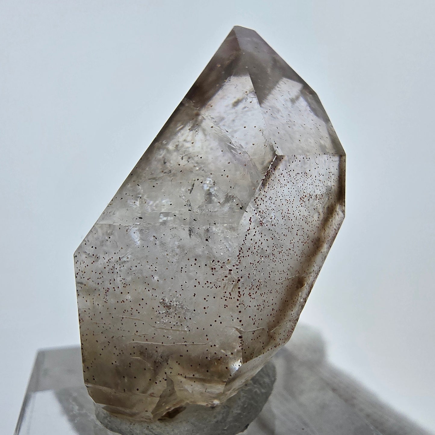 Klarer Phantom Rauchquarz DT Zepter Kristall Goboboseb, Namibia 38*25*18mm