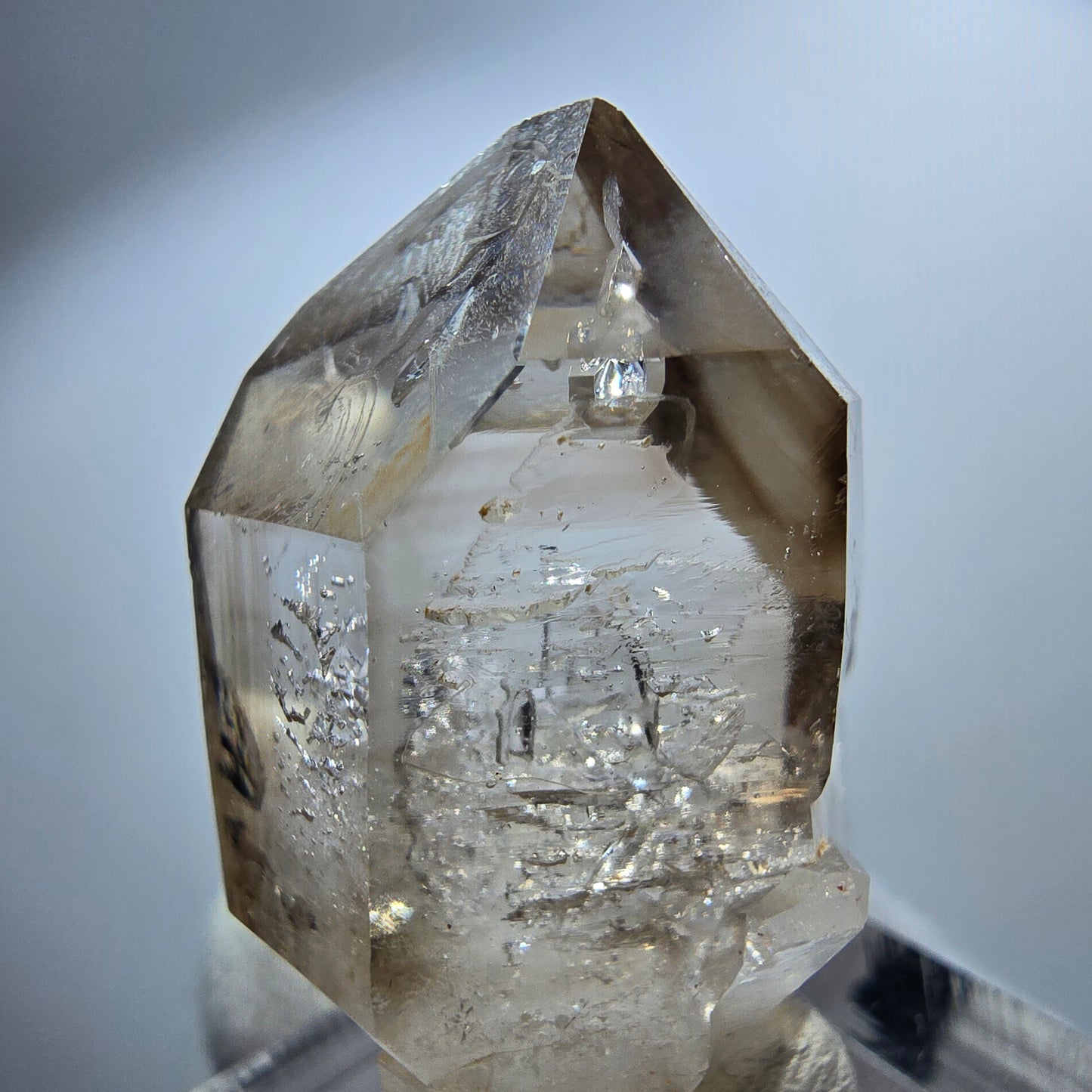 Clear Phantom Smoky Quartz Scepter Point Goboboseb, Namibia 36*21*19mm