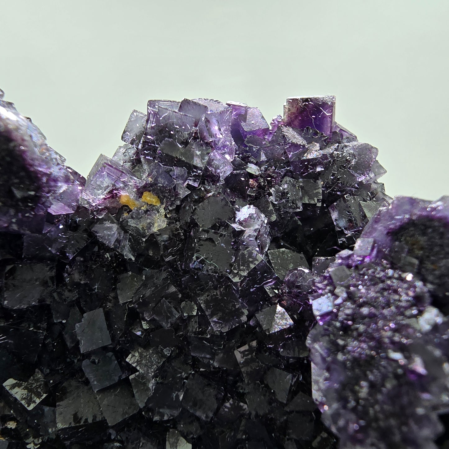 Große Phantom Fluorit Würfel Stufe, doppelseitig Okorusu, Namibia 120*90*30mm