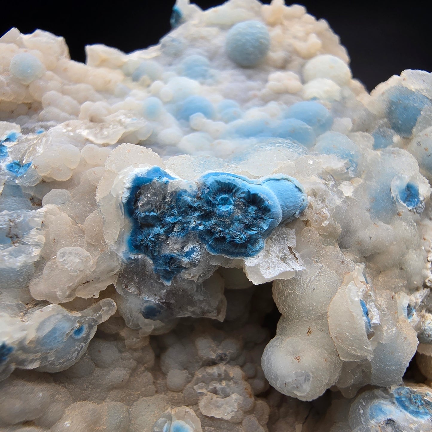 Seltene große Shattuckit Stufe blau Kaokoveld, Namibia 95*53*57mm Sammlung