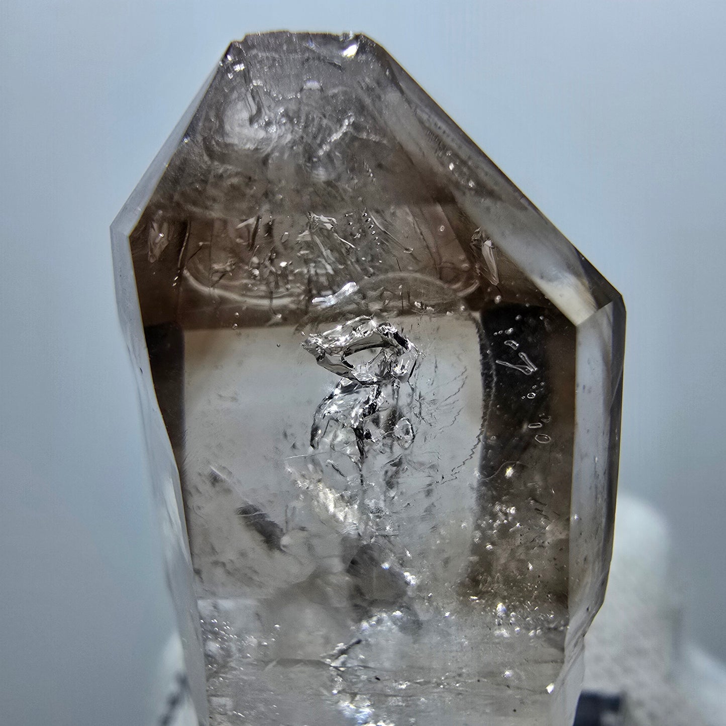 Clear Phantom Smoky Quartz Scepter Point Goboboseb, Namibia 37*20*12mm