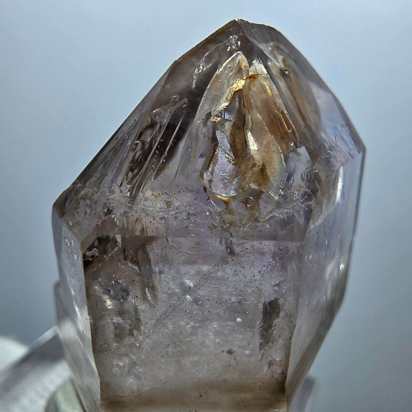 Sceptre d'améthyste fantôme Enhydro, 2x Bubble Goboboseb, Namibie 33 x 27 x 20 mm