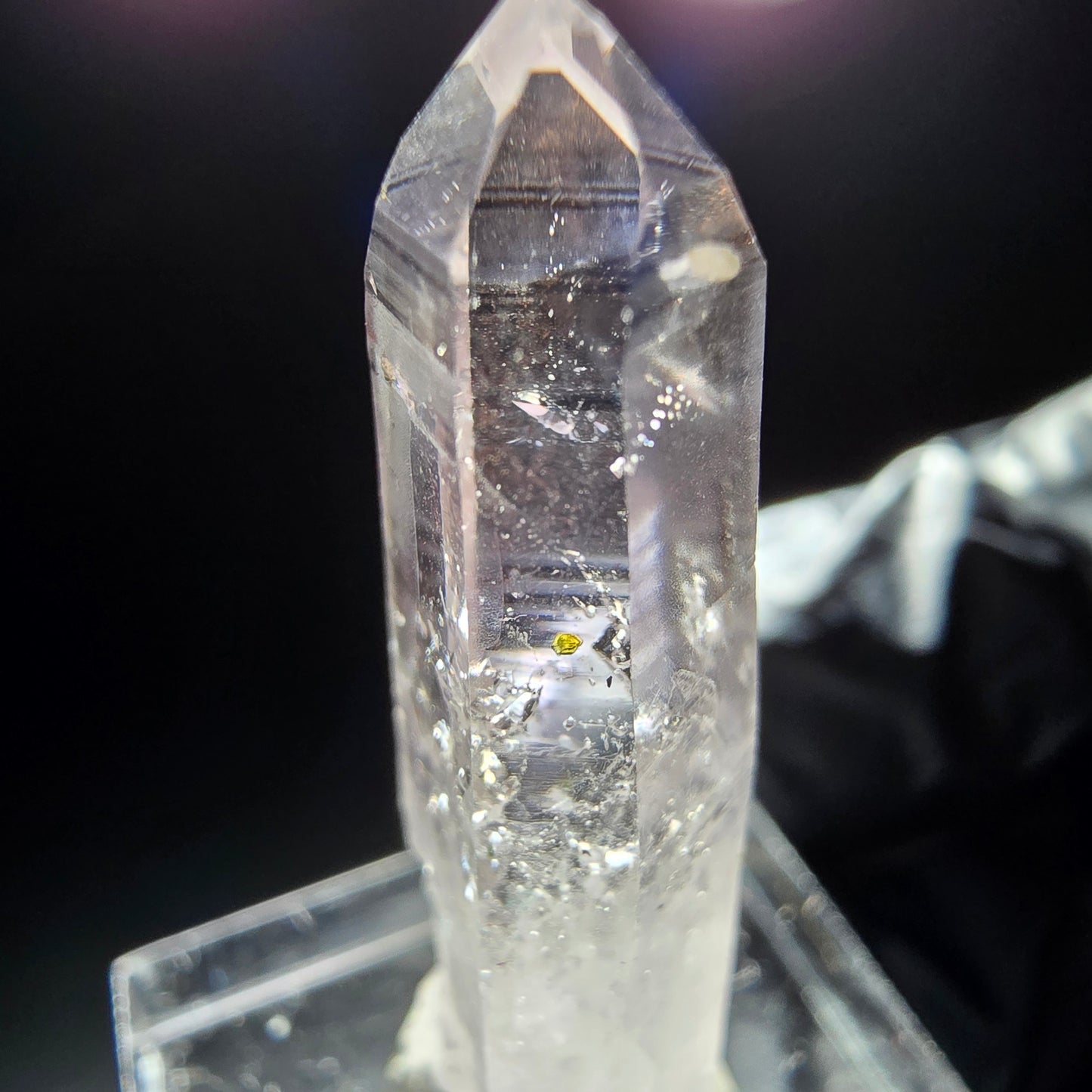 Klare Amethyst Quarz Spitze Goboboseb, Namibia 37*11*10mm Sammlung