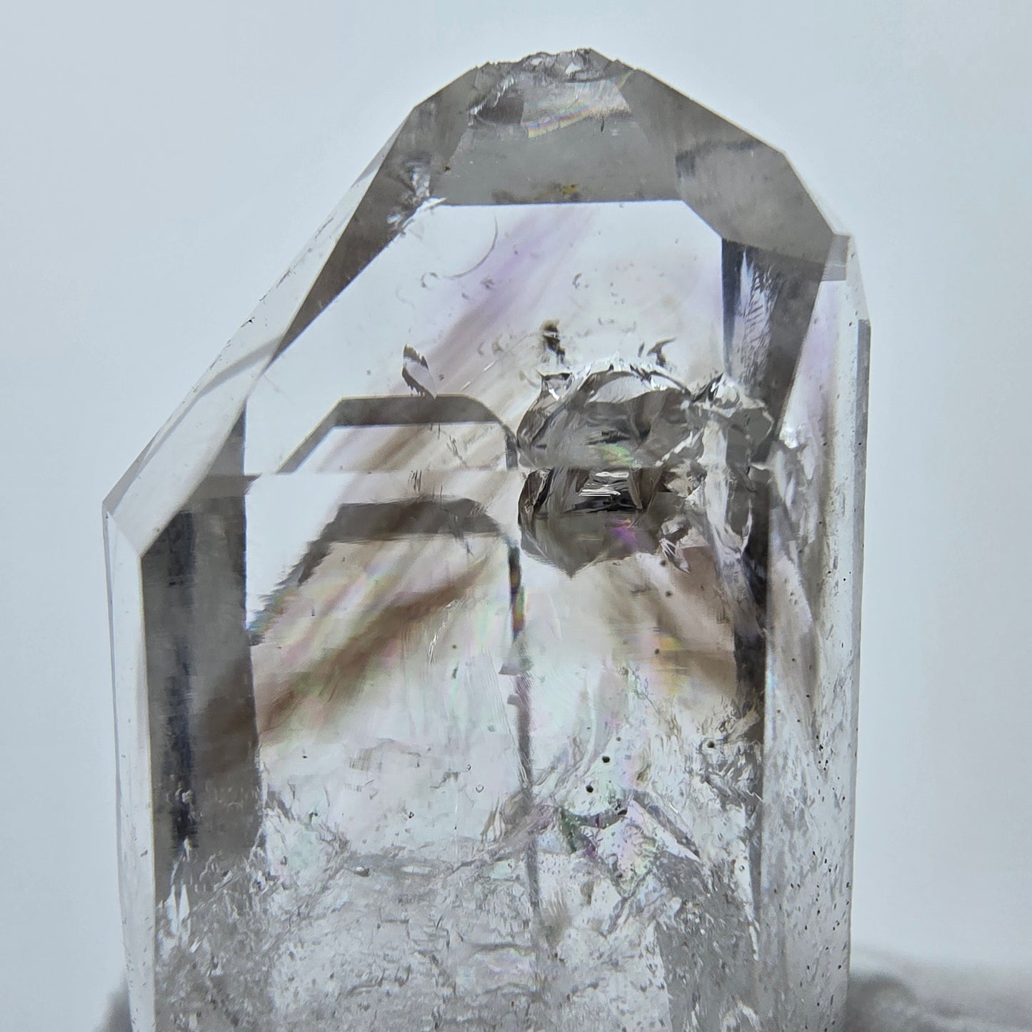 Enhydro Phantom Amethyst, 2x Blase Streep Mine Goboboseb Namibia 47*28*18mm