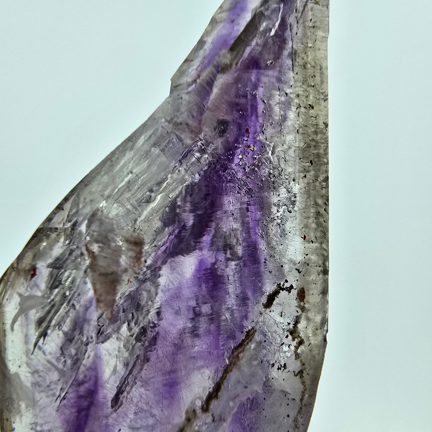 Phantom Amethyst, Fenster Skelett Zepter Goboboseb, Namibia 62*23*20mm, Sammlung