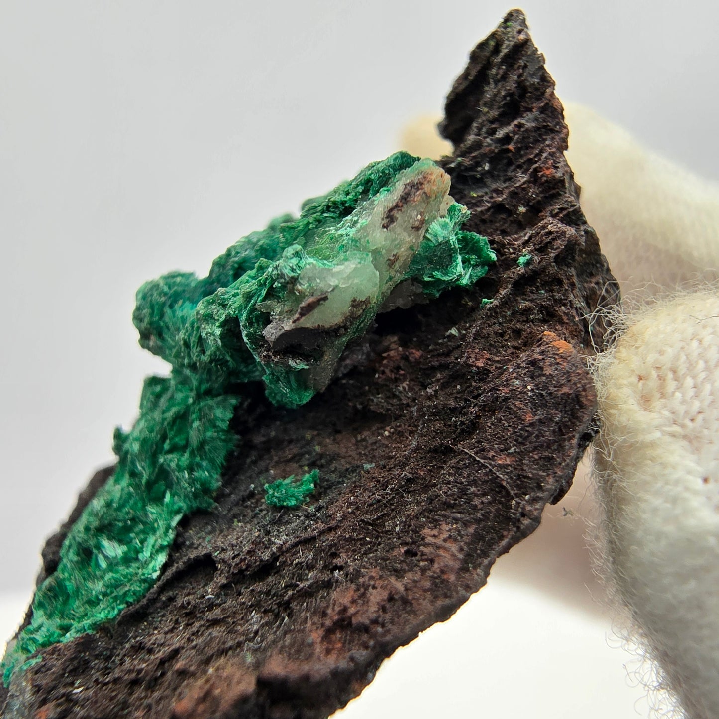 Seltene Malachit auf Matrix Stufe Kaokoveld, Namibia 52*43*22mm Sammlung