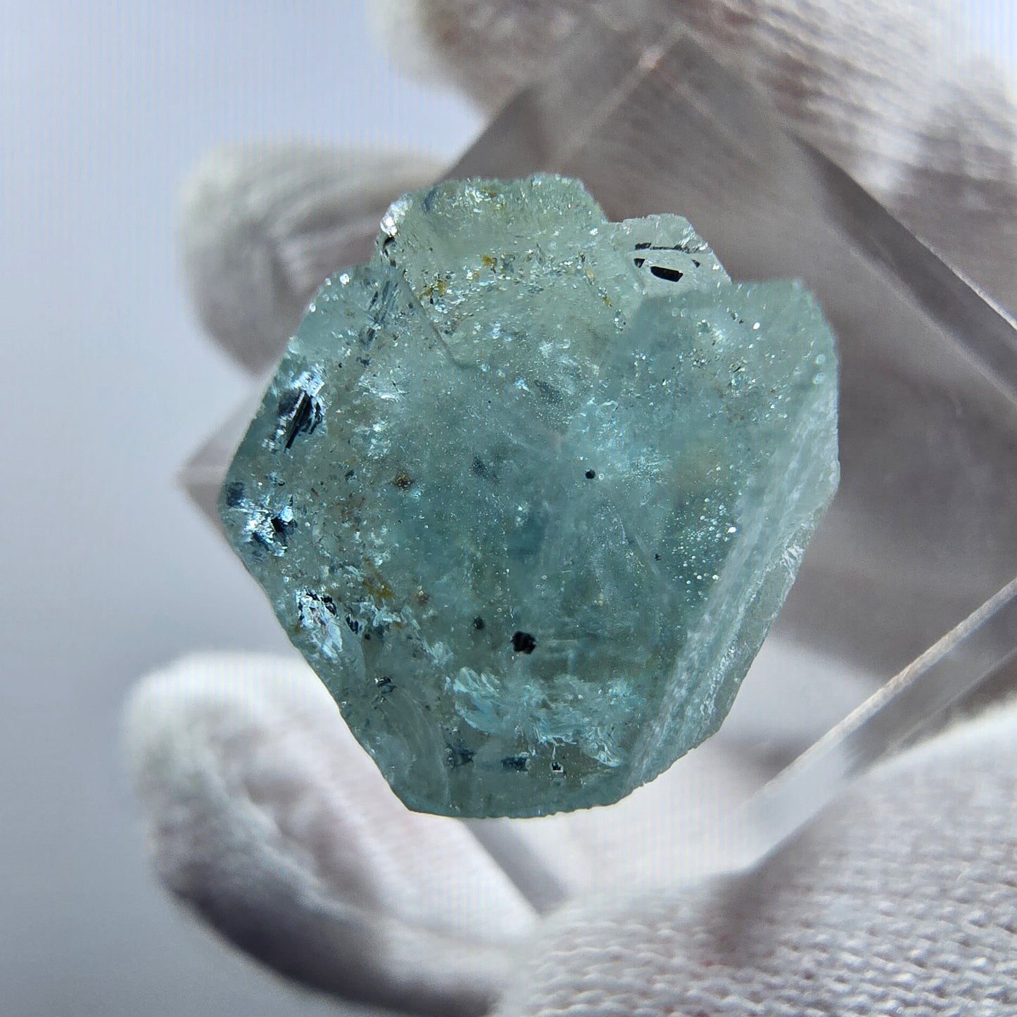Aigue-marine Setlene, tourmaline Schörl stade Erongo, Namibie 21*15*14mm