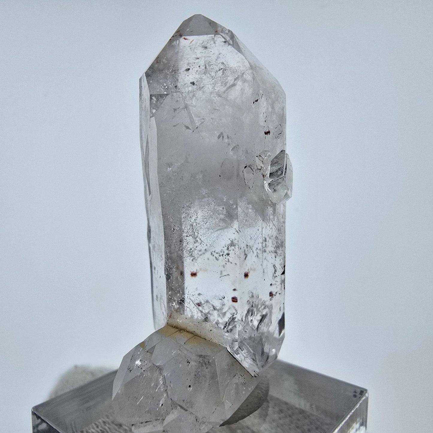 Phantom Hämatit DT Quarz Stufe Valentine Pocket Goboboseb, Namibia 45*23*13mm