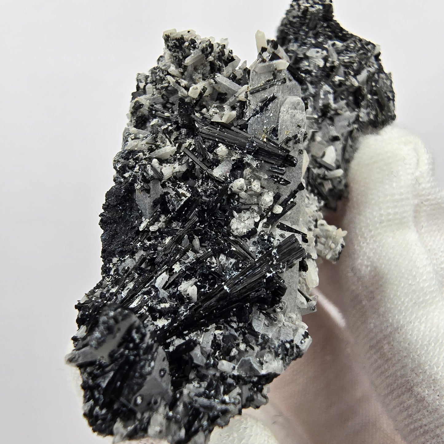 Seltene Schörl Turmalin, Rauchquarz Stufe Erongo, Namibia 59*33*30mm Sammlung