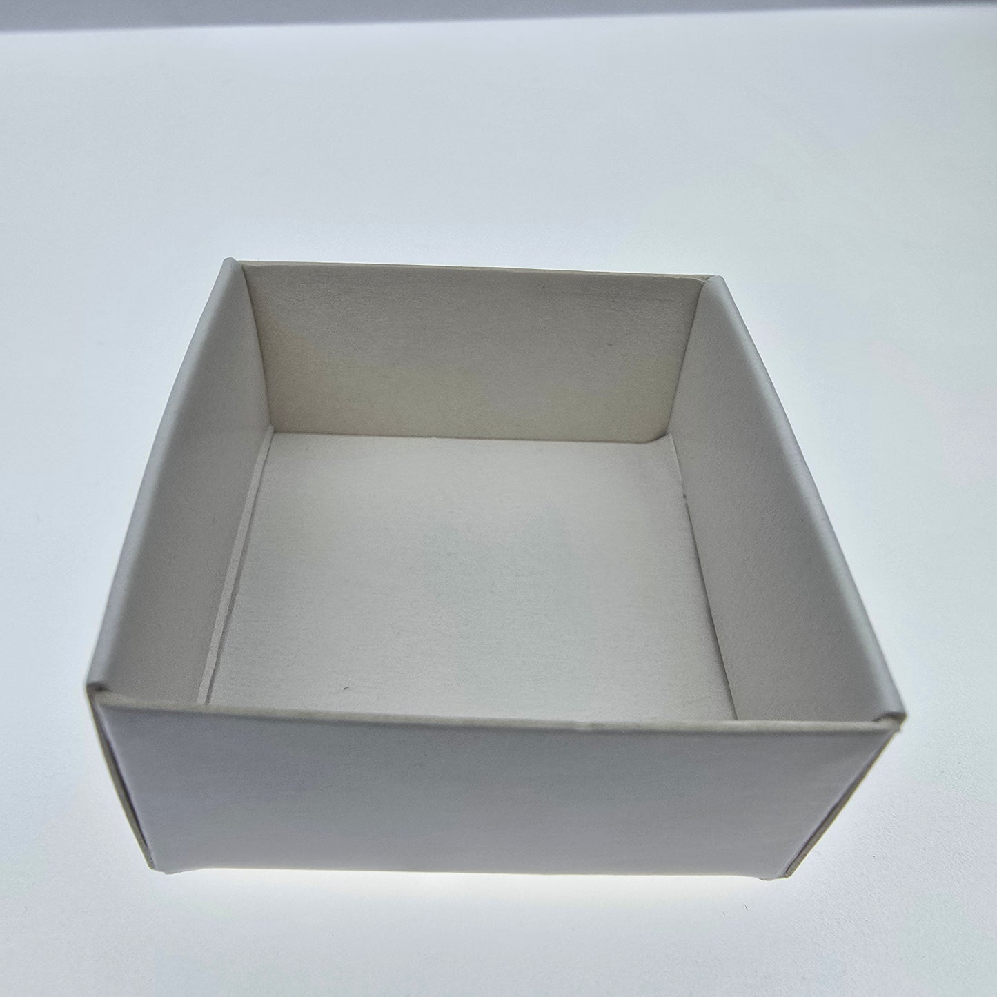 50 Stk. Faltschachteln für Mineralien, 40x40x20 mm, Karton offene Box Schachtel