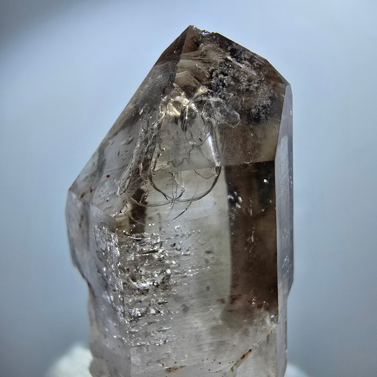 Clear Phantom Smoky Quartz Scepter Point Goboboseb, Namibia 47*23*18mm